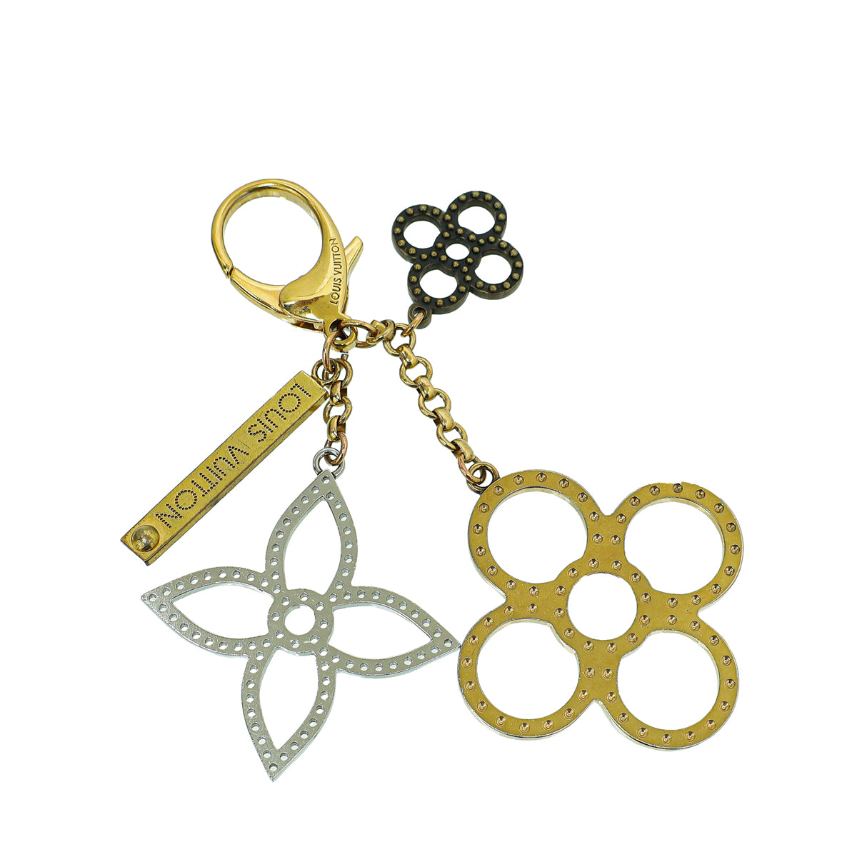 Louis Vuitton Three Tone Bijoux De Sac Tapage Bag Charm Key Holder-Louis Vuitton-THE CLOSET