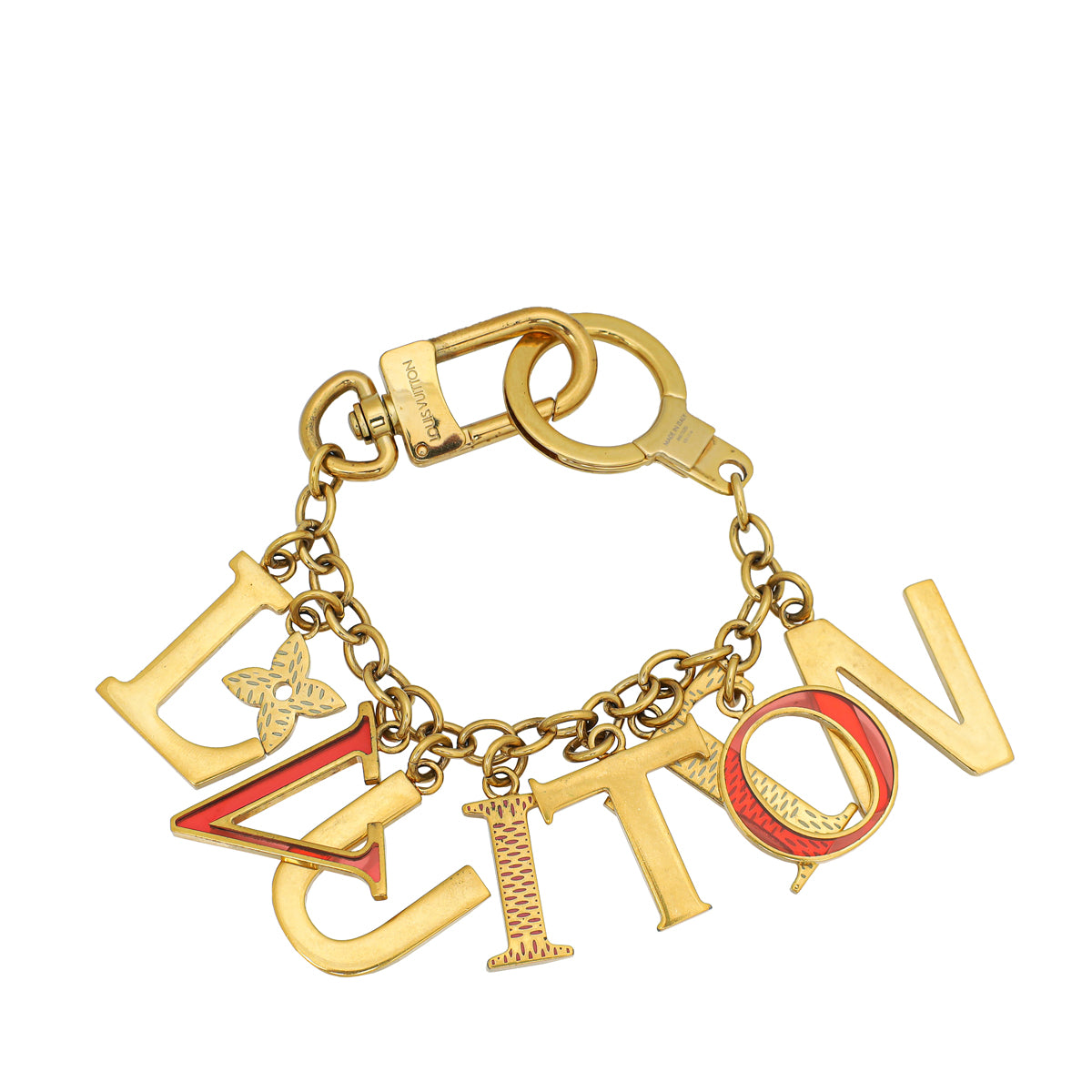 Louis Vuitton Gold Idylle Blossom Bag Charm