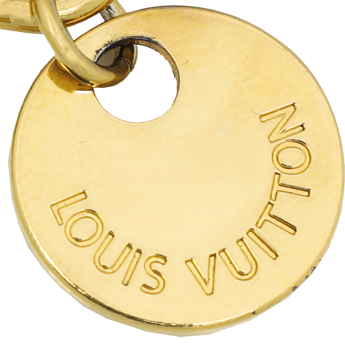 Louis Vuitton Gold Circle Bag Charm & Key Holder