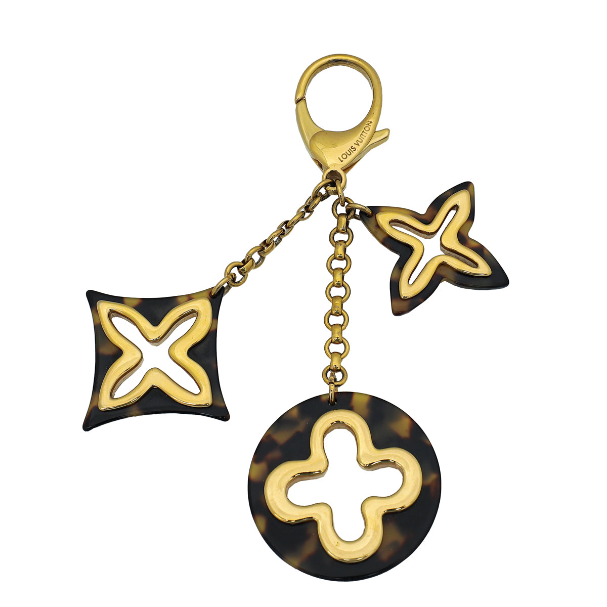 Louis Vuitton Tortoise Brown Insolence Bag Charm-Louis Vuitton-THE CLOSET