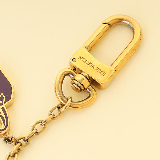 Louis Vuitton Multicolor Iconic Speedy Bag Charm Chain Keyring