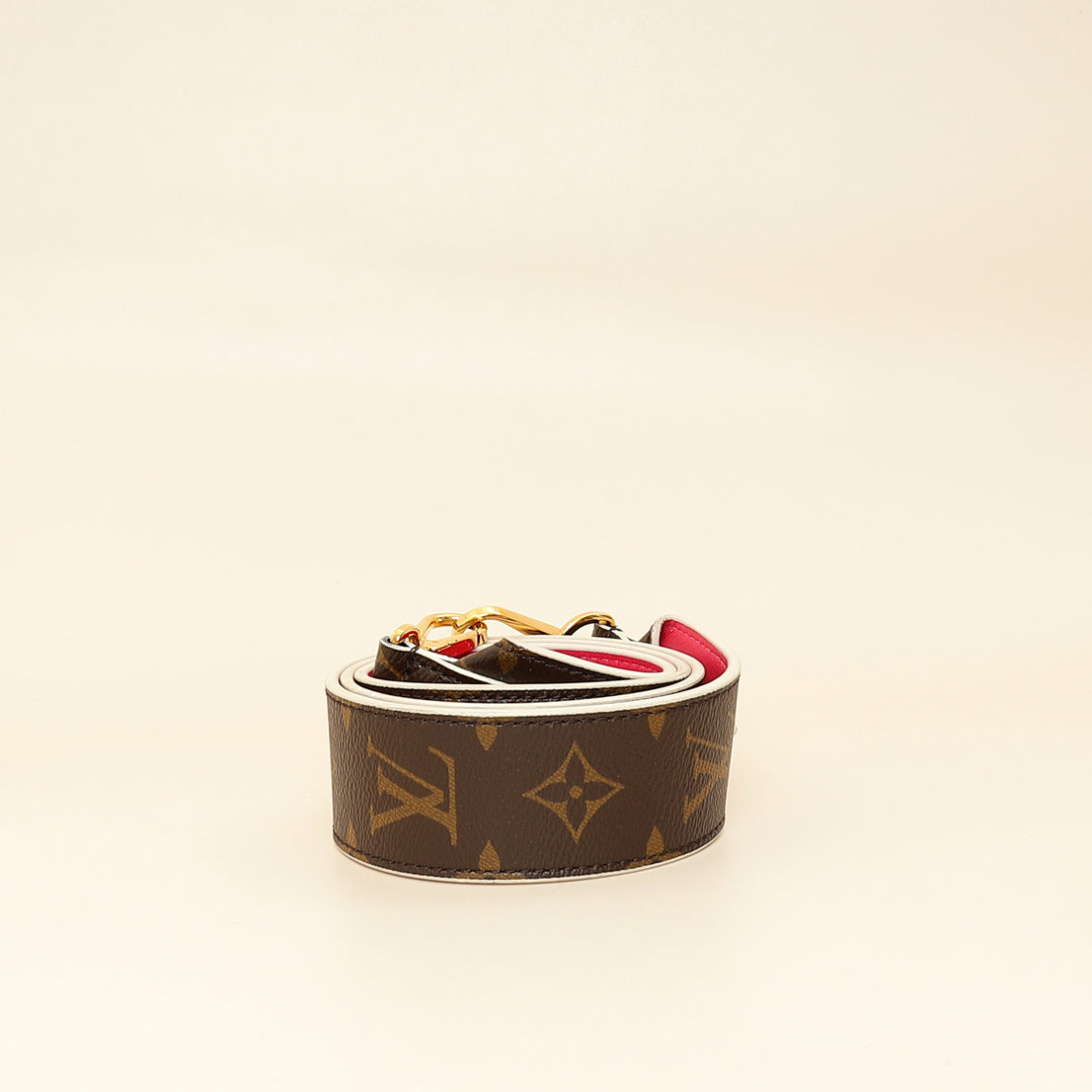 Louis Vuitton Brown Monogram Bandoulière Shoulder Strap-Louis Vuitton-THE CLOSET