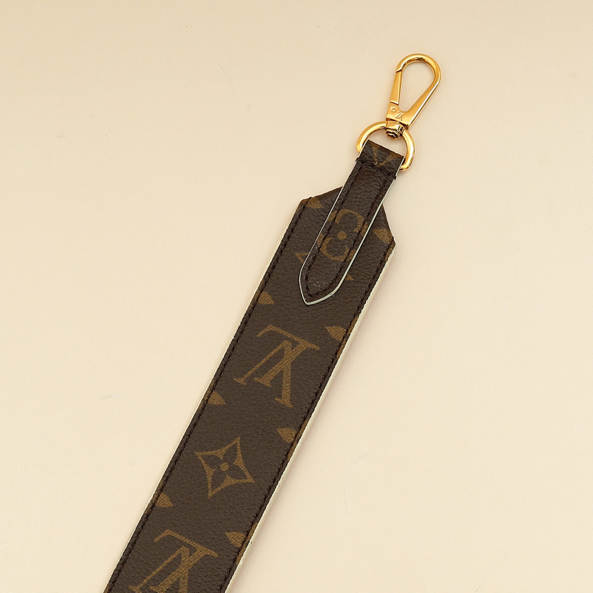 Louis Vuitton Brown Monogram Bandoulière Shoulder Strap-Louis Vuitton-THE CLOSET