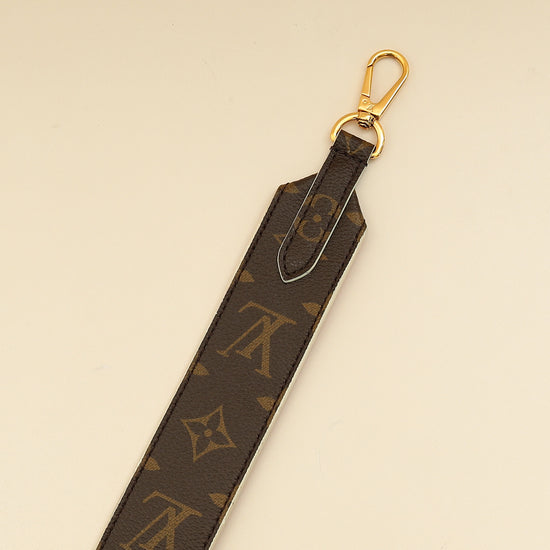 Louis Vuitton Brown Monogram Bandoulière Shoulder Strap-Louis Vuitton-THE CLOSET