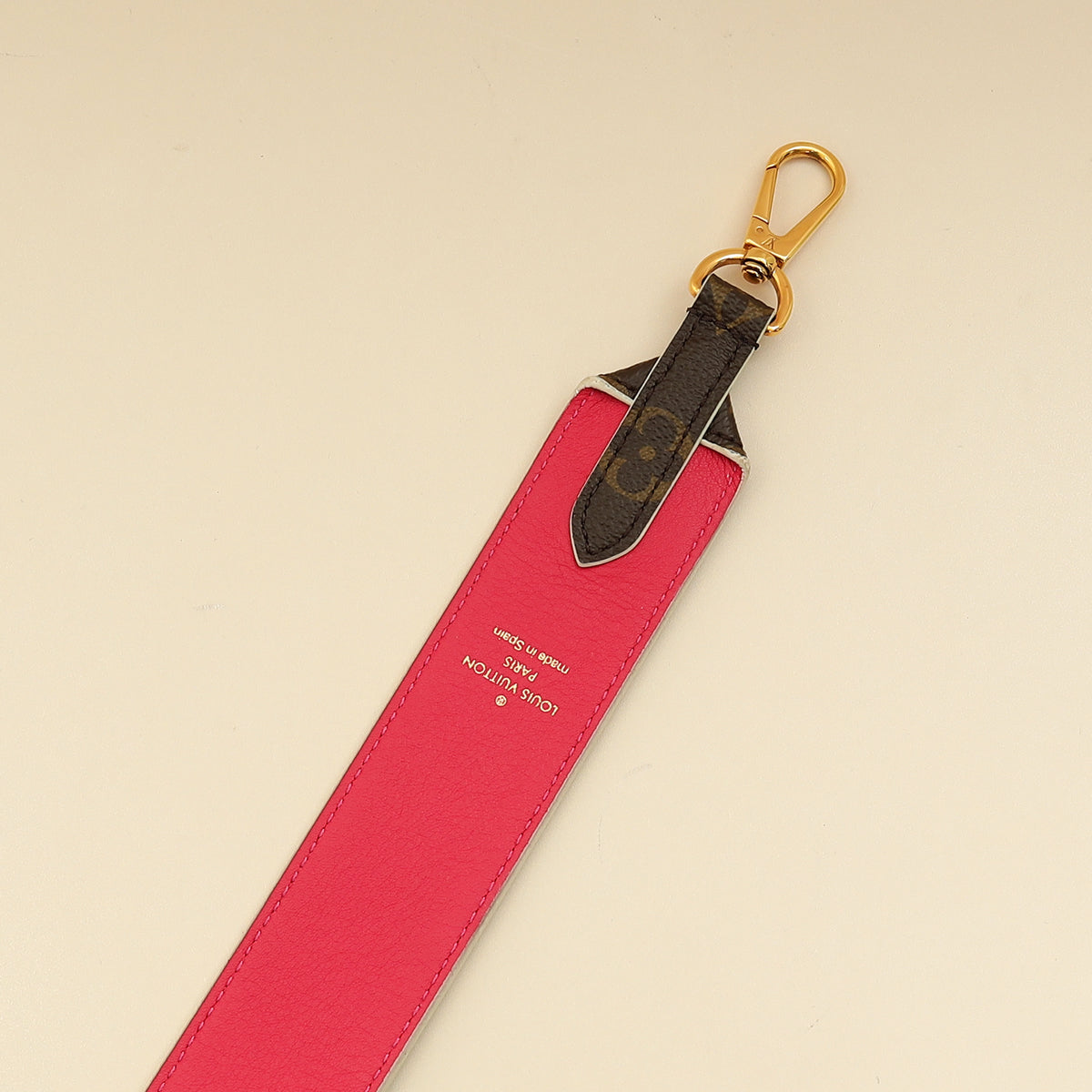 Louis Vuitton Brown Monogram Bandoulière Shoulder Strap-Louis Vuitton-THE CLOSET