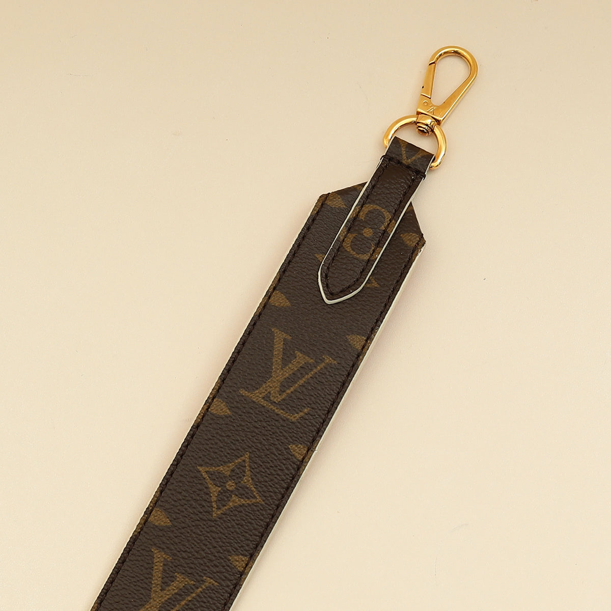 Louis Vuitton Brown Monogram Bandoulière Shoulder Strap-Louis Vuitton-THE CLOSET