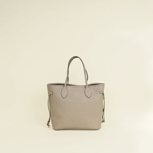 Louis Vuitton Tourterelle Monogram Giant Empreinte Neverfull MM Bag