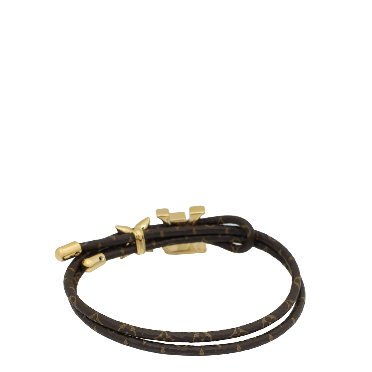 Louis Vuitton Brown Monogram Bloom Bracelet-Louis Vuitton-THE CLOSET