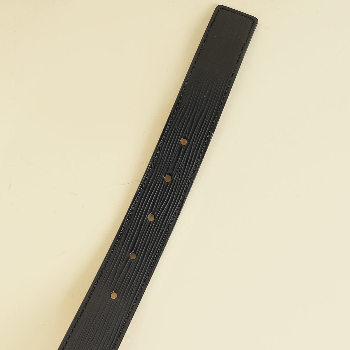 Louis Vuitton Black Initiales Buckle 30mm Belt 32