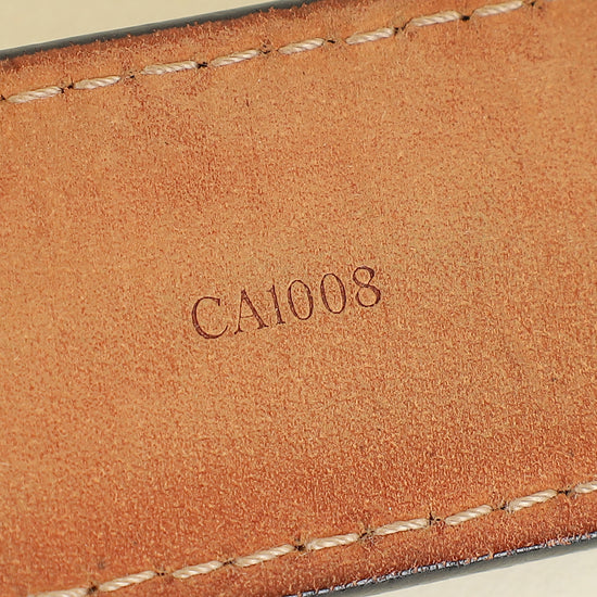 Louis Vuitton Black Initiales Buckle 30mm Belt 32