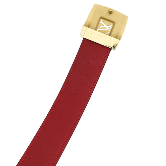 Load image into Gallery viewer, Louis Vuitton Multicolor Monogram LV Cut Reversible Belt 32

