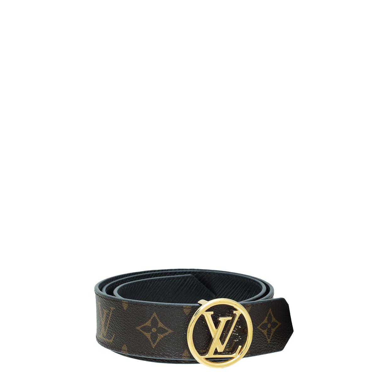 Louis Vuitton Bicolor Circle 35MM Reversible Belt 30