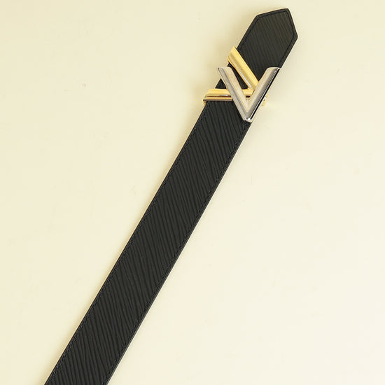 Louis Vuitton Black Twist 30 mm Belt 36