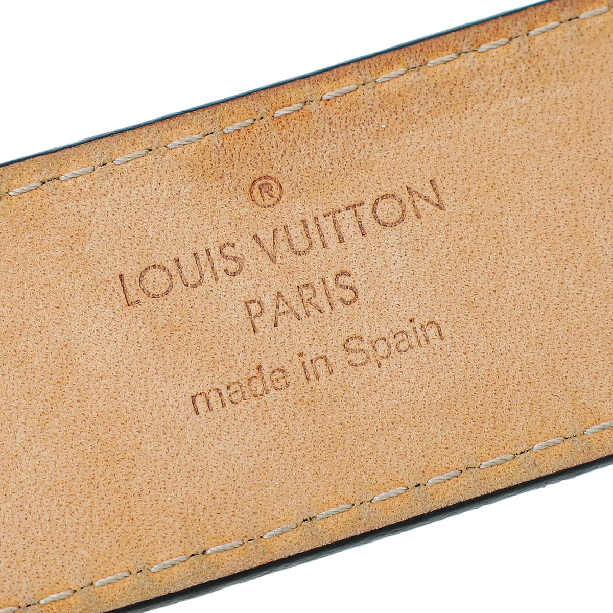 Louis Vuitton Black Initiales Belt 32 – The Closet