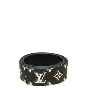 Louis Vuitton Tricolor Shape Reversible Belt Strap 34