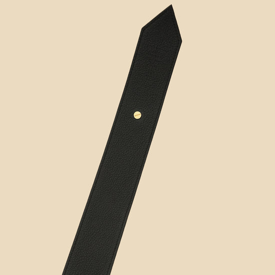 Louis Vuitton Black Tie The Knot Eyelets 45mm Belt 32-Louis Vuitton-THE CLOSET