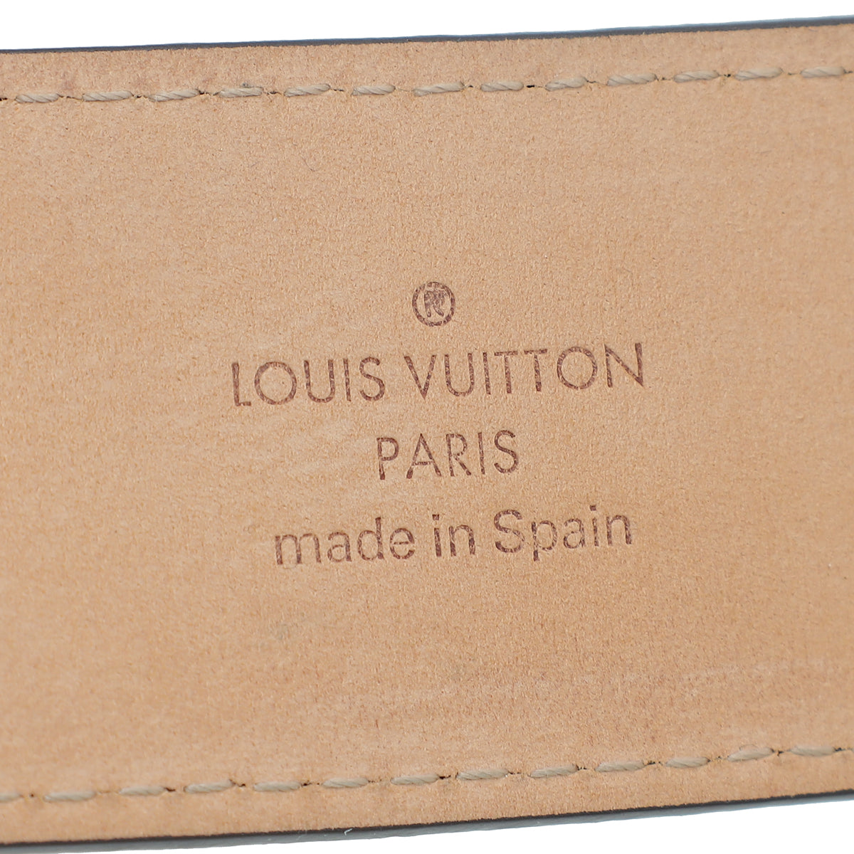 Louis Vuitton Brown Monogram Initiales 40mm Belt 44