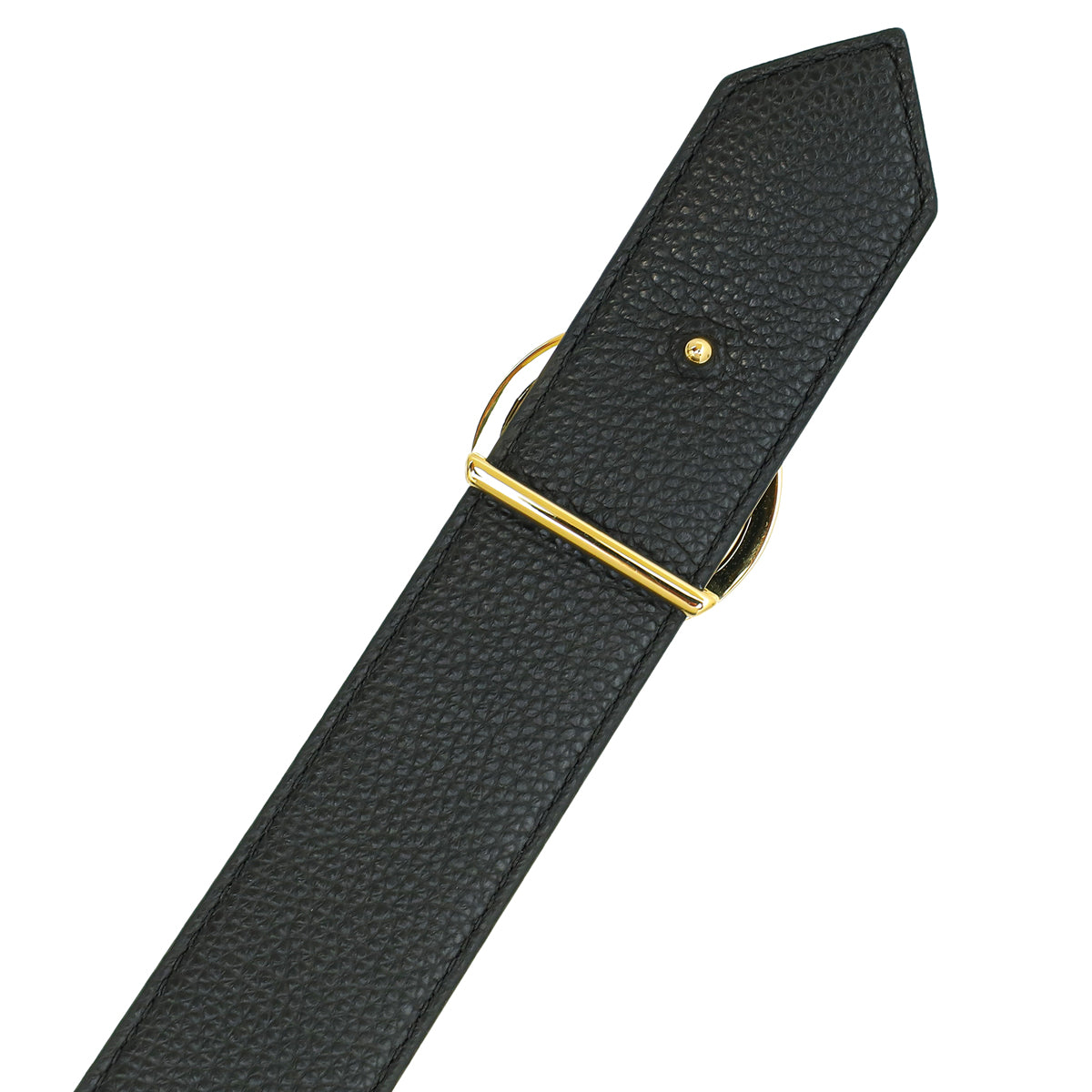 Louis Vuitton Monogram Black Circle 35mm Reversible Belt 36