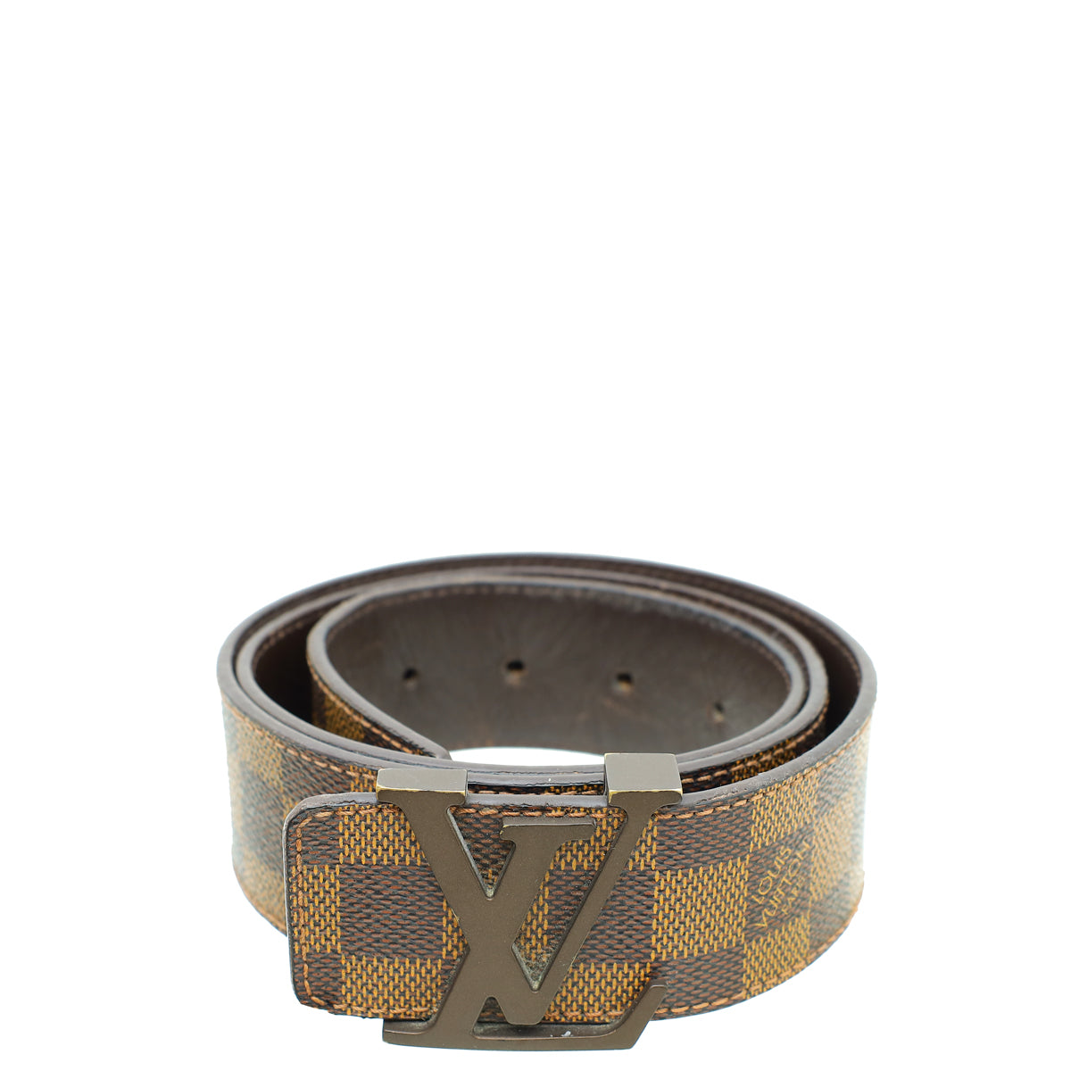 Louis Vuitton Damier Ebene Initiales 40mm Belt 34 – THE CLOSET