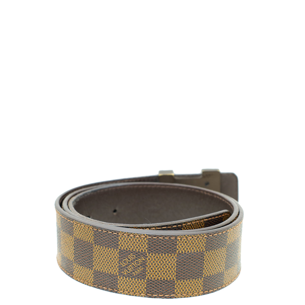 Louis Vuitton Damier Ebene Initiales 40mm Belt 34