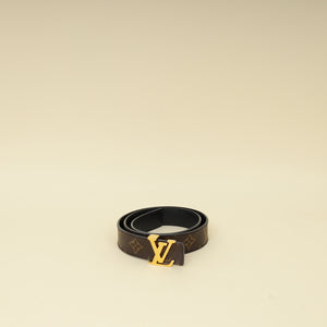 Louis Vuitton Bicolor Initiales 30mm Reversible Belt 30