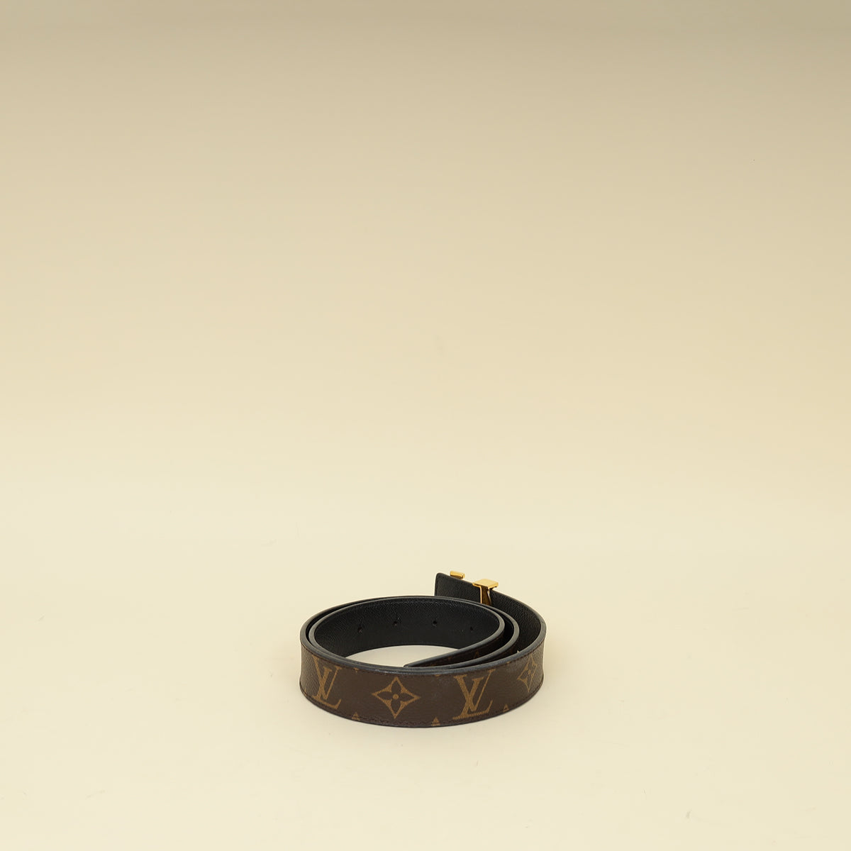 Louis Vuitton Bicolor Initiales 30mm Reversible Belt 30-Louis Vuitton-THE CLOSET