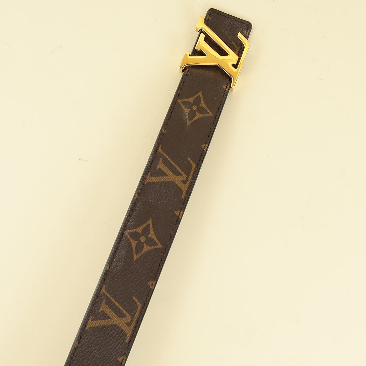Louis Vuitton Bicolor Initiales 30mm Reversible Belt 30-Louis Vuitton-THE CLOSET