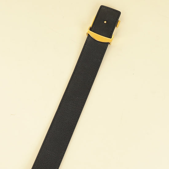 Louis Vuitton Bicolor Initiales 30mm Reversible Belt 30-Louis Vuitton-THE CLOSET
