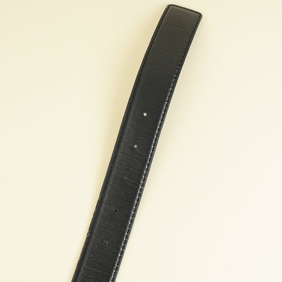 Louis Vuitton Monogram Black Pretty LV 30mm Reversible Belt 34