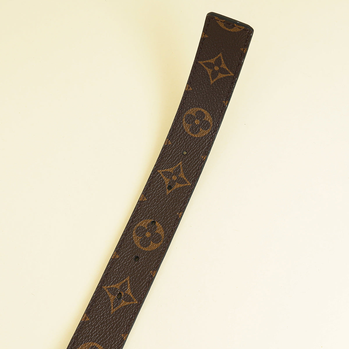 Louis Vuitton Monogram Black Pretty LV 30mm Reversible Belt 34