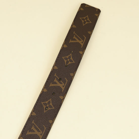 Louis Vuitton Bicolor Monogram LV Initiales 40mm Reversible Belt 36-Louis Vuitton-THE CLOSET