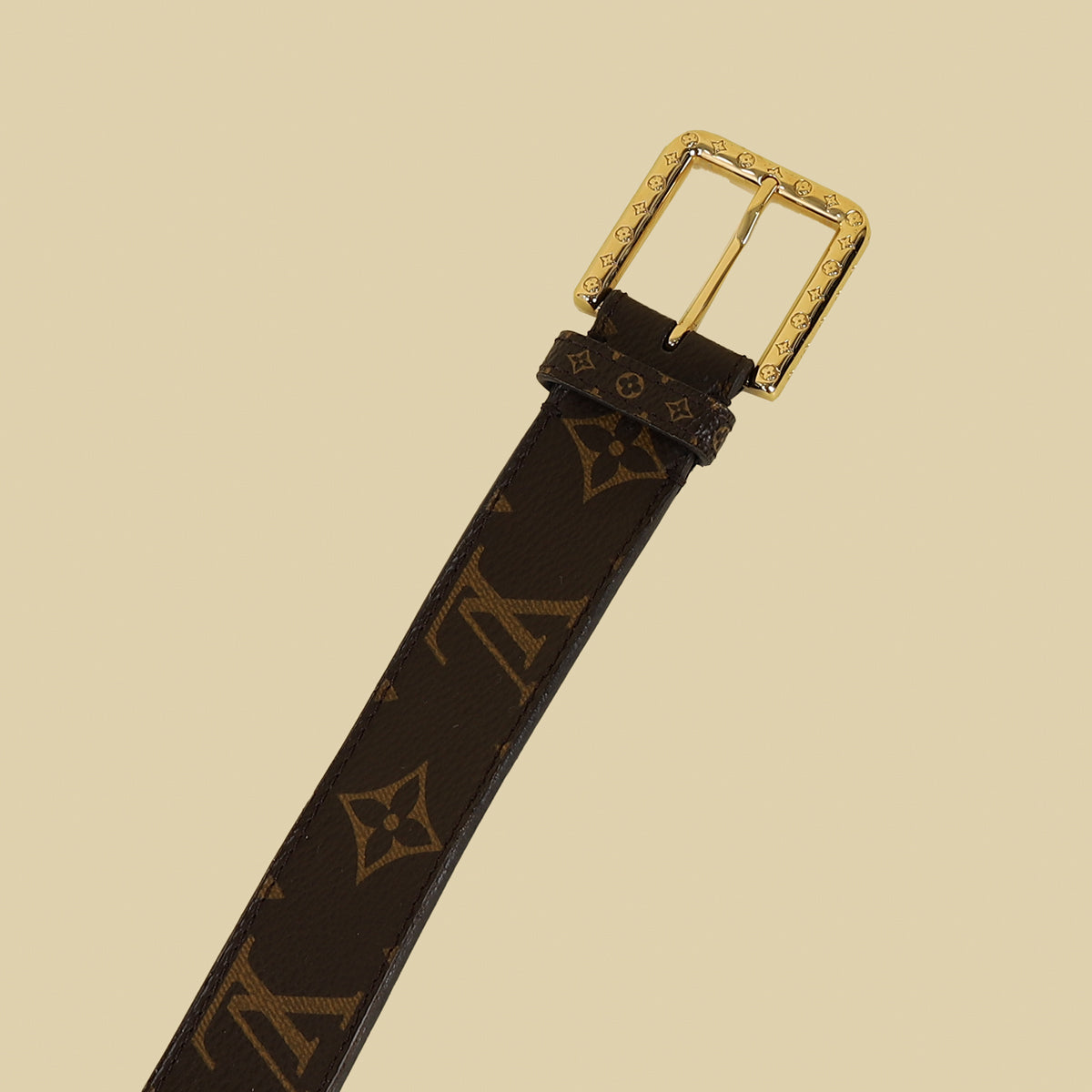 Louis Vuitton Brown Monogram Daily Multi Pocket 30mm Belt 28-Louis Vuitton-THE CLOSET