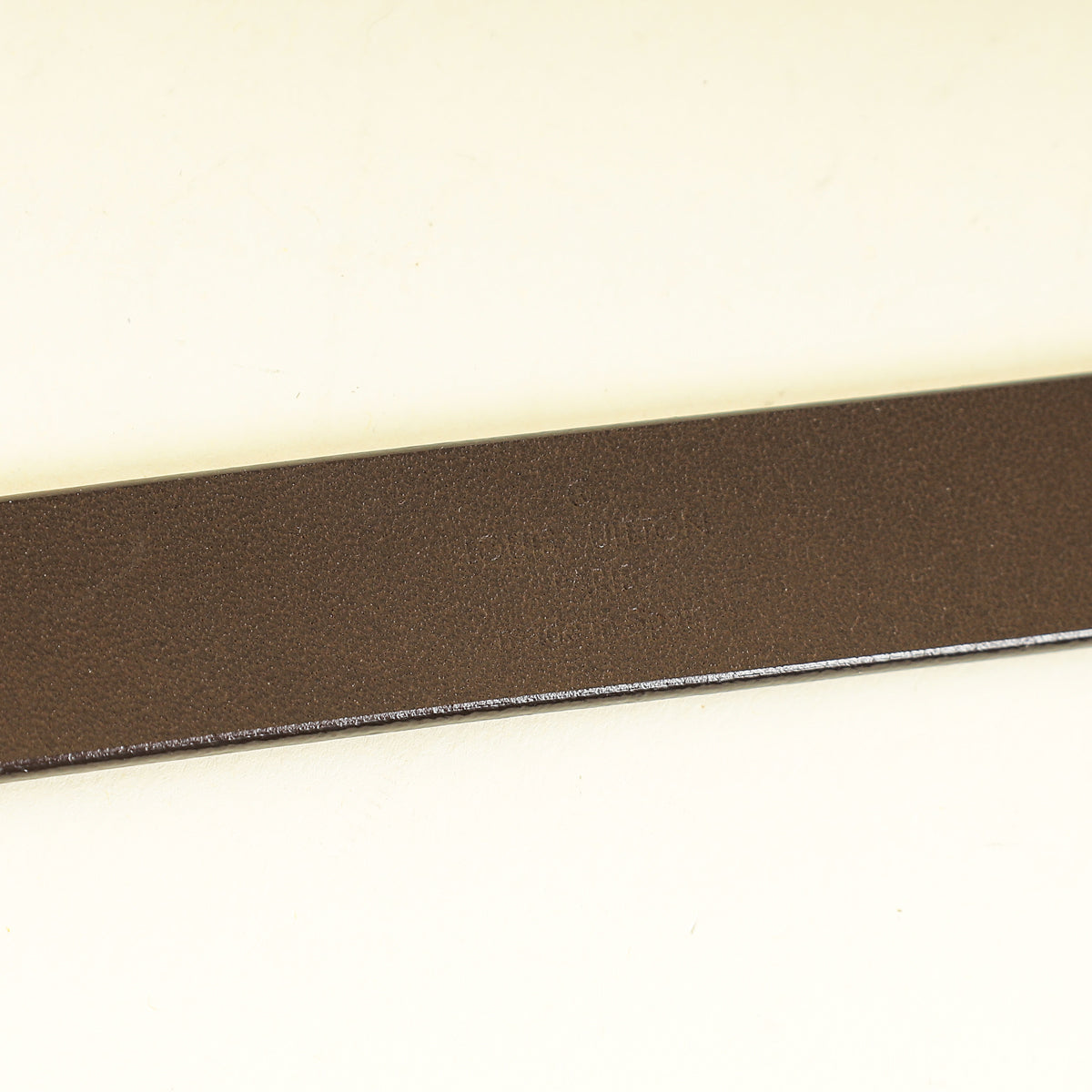 Louis Vuitton Metallic Bronze Initials Buckle 20mm Belt 32