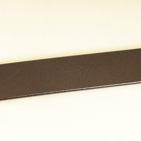 Louis Vuitton Metallic Bronze Initials Buckle 20mm Belt 32