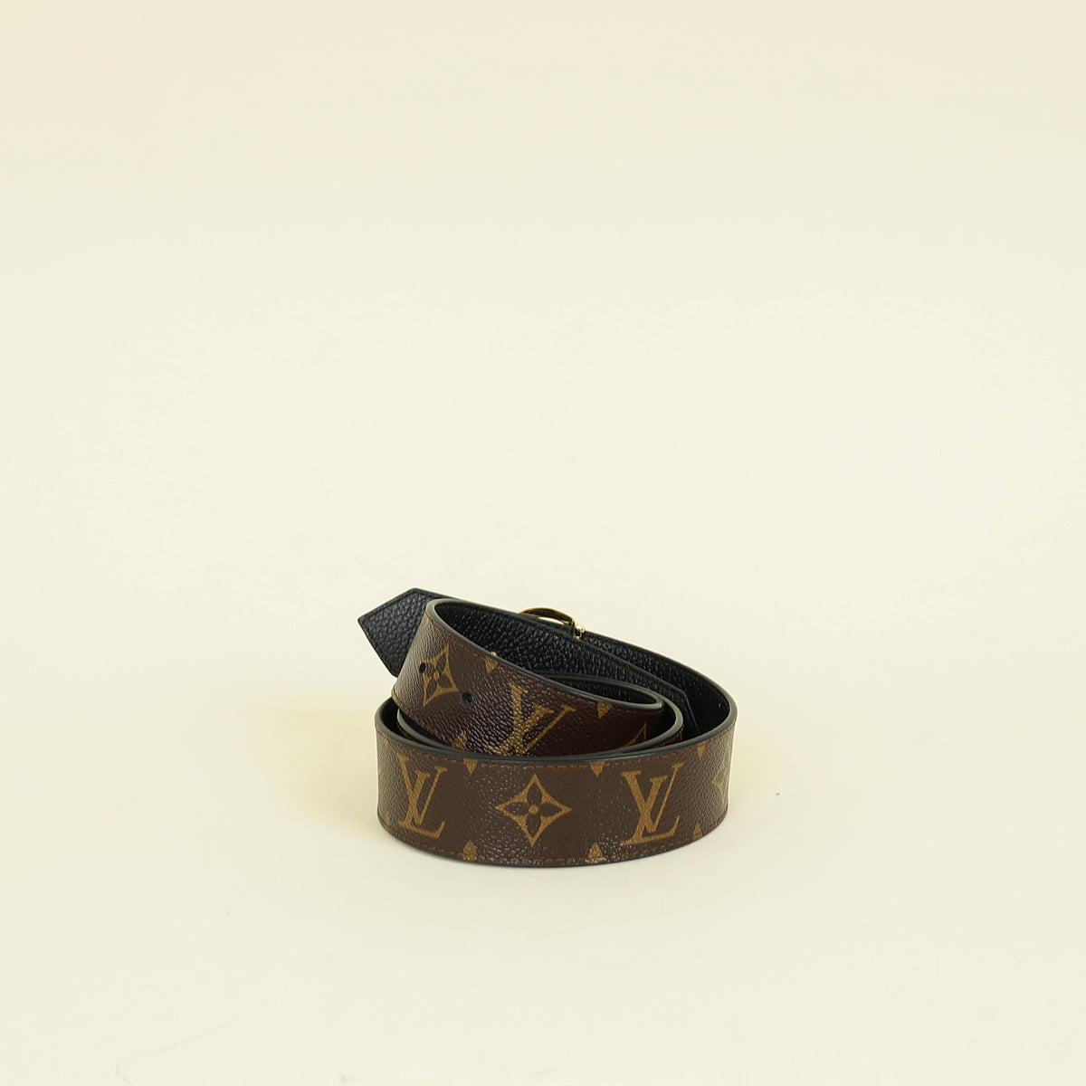Louis Vuitton Monogram Black Circle Reversible 35mm Belt 36-Louis Vuitton-Belts-THE CLOSET