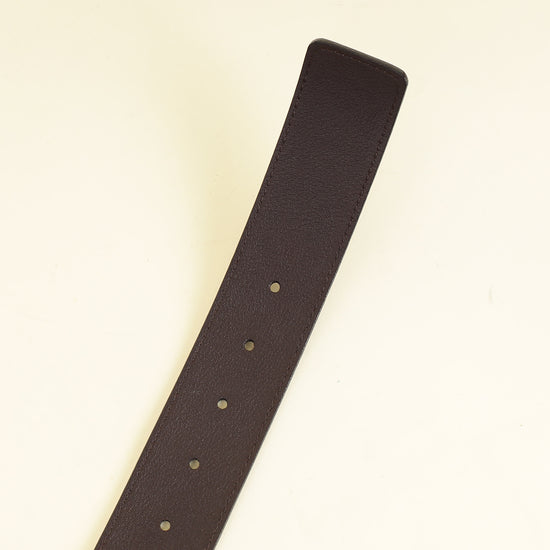 Louis Vuitton Amarante Monogram Vernis Initials Belt 34-Louis Vuitton-THE CLOSET