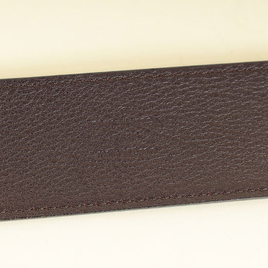 Louis Vuitton Amarante Monogram Vernis Initials Belt 34-Louis Vuitton-THE CLOSET