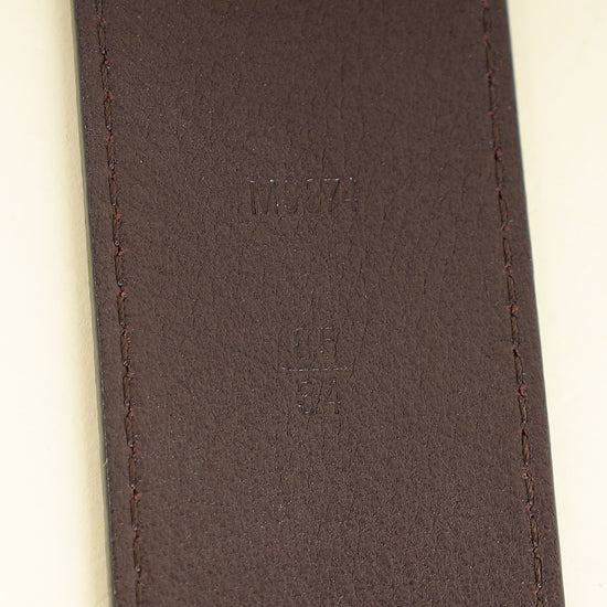 Louis Vuitton Amarante Monogram Vernis Initials Belt 34-Louis Vuitton-THE CLOSET