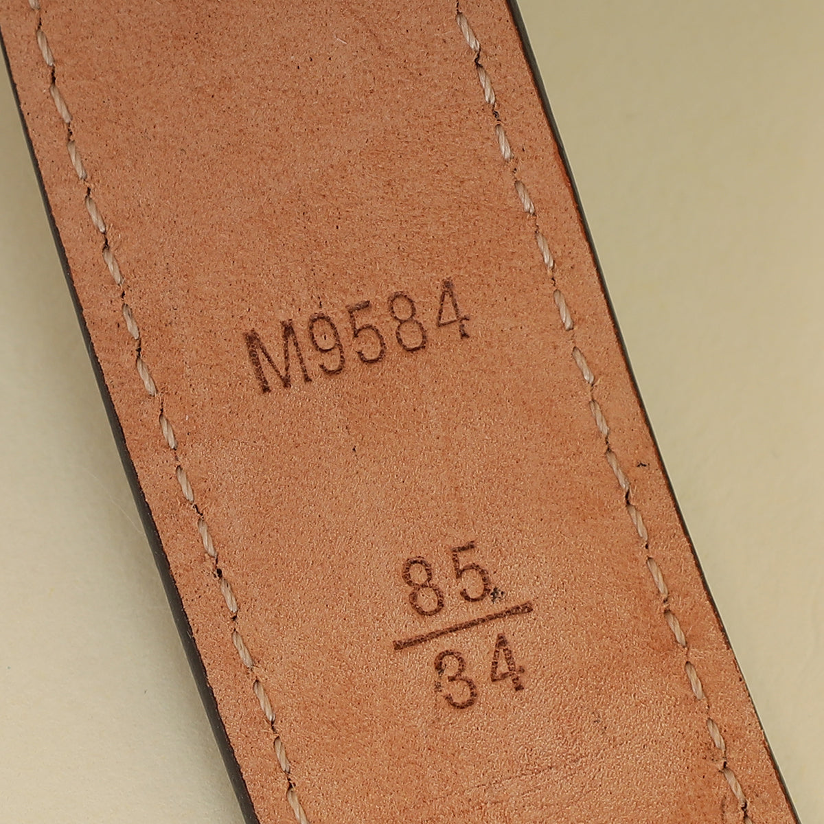 Louis Vuitton Ebene Monogram Mini 25mm Belt 34-Louis Vuitton-THE CLOSET