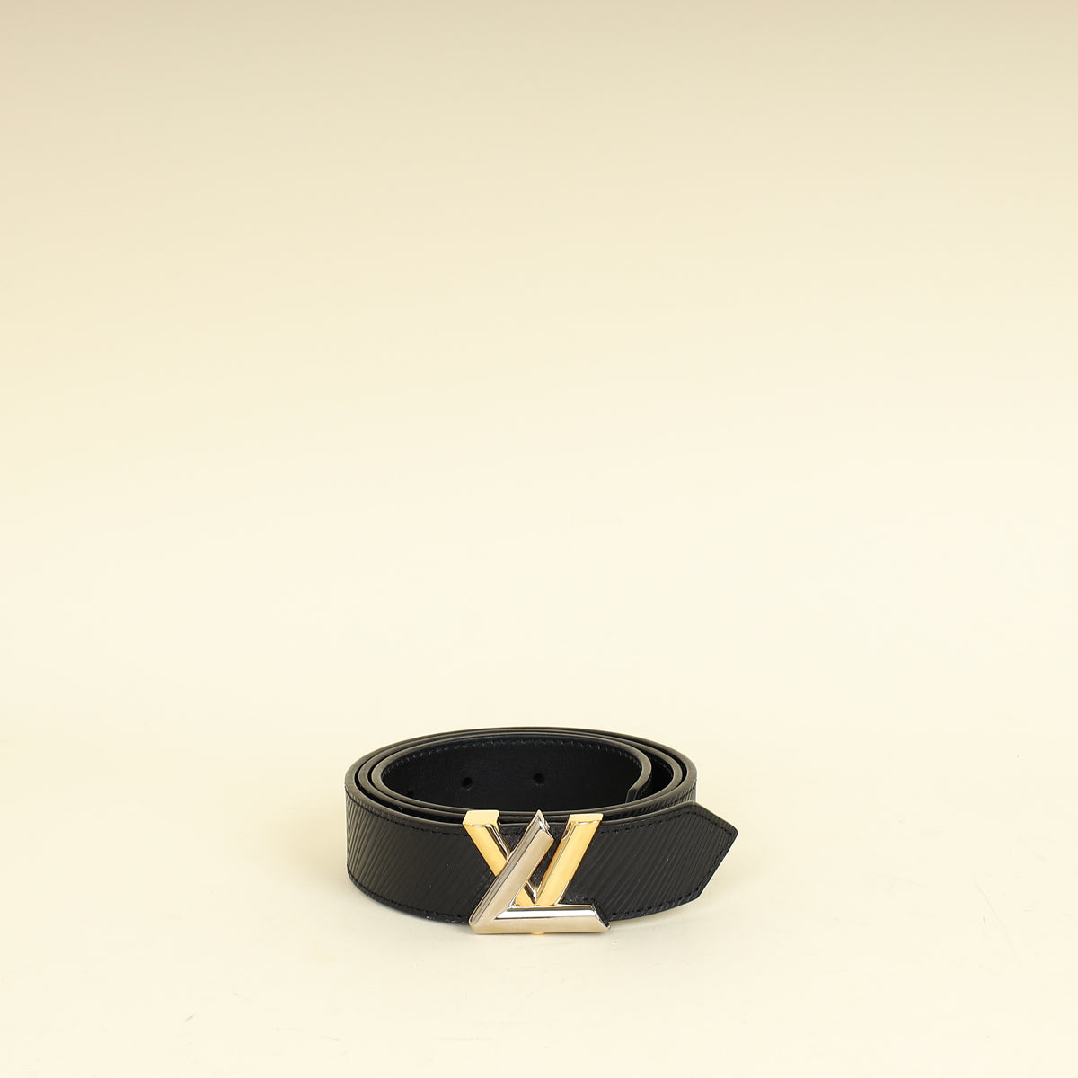 Louis Vuitton Noir Twist 30mm Belt 30