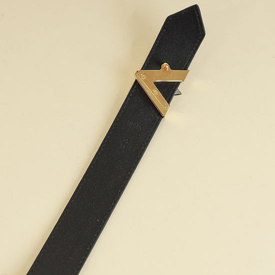 Louis Vuitton Noir Twist 30mm Belt 30