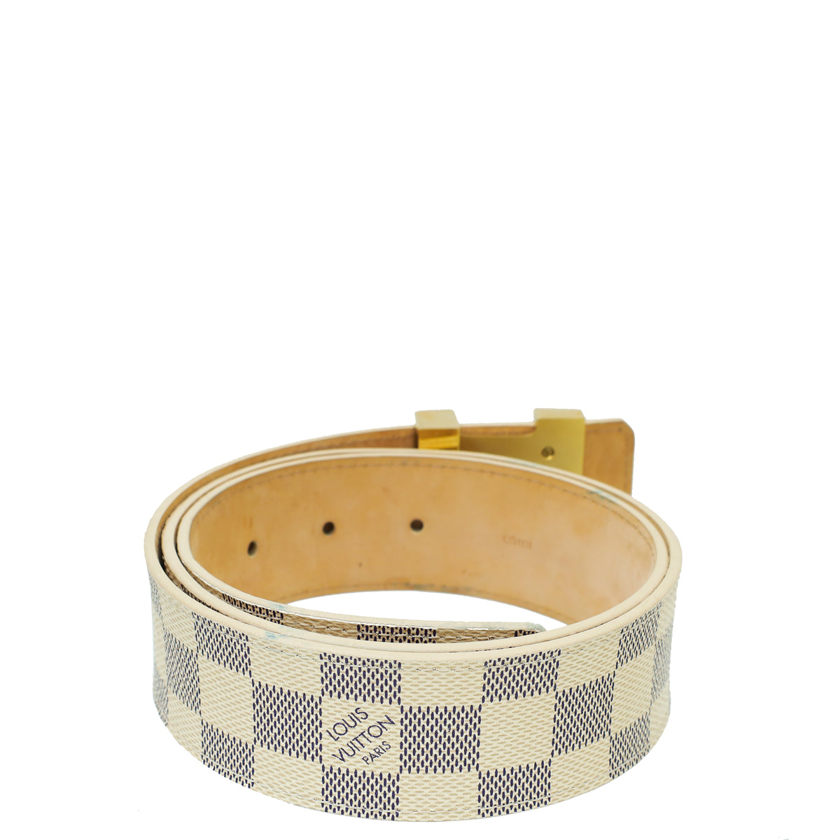 Louis Vuitton Damier Azur Initiales 40mm Belt 34