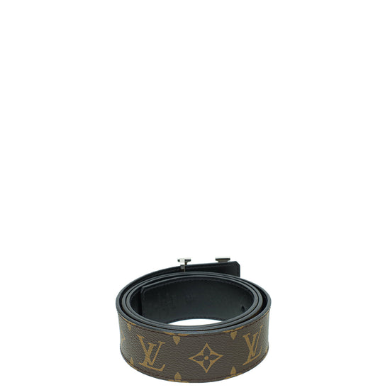 Louis Vuitton Initials Buckle Monogram Reversible 40mm Belt 36