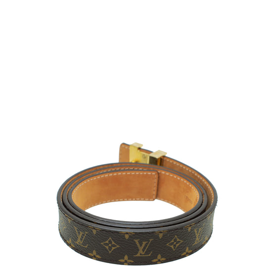 Louis Vuitton Mini Monogram Initial 25mm Belt 30