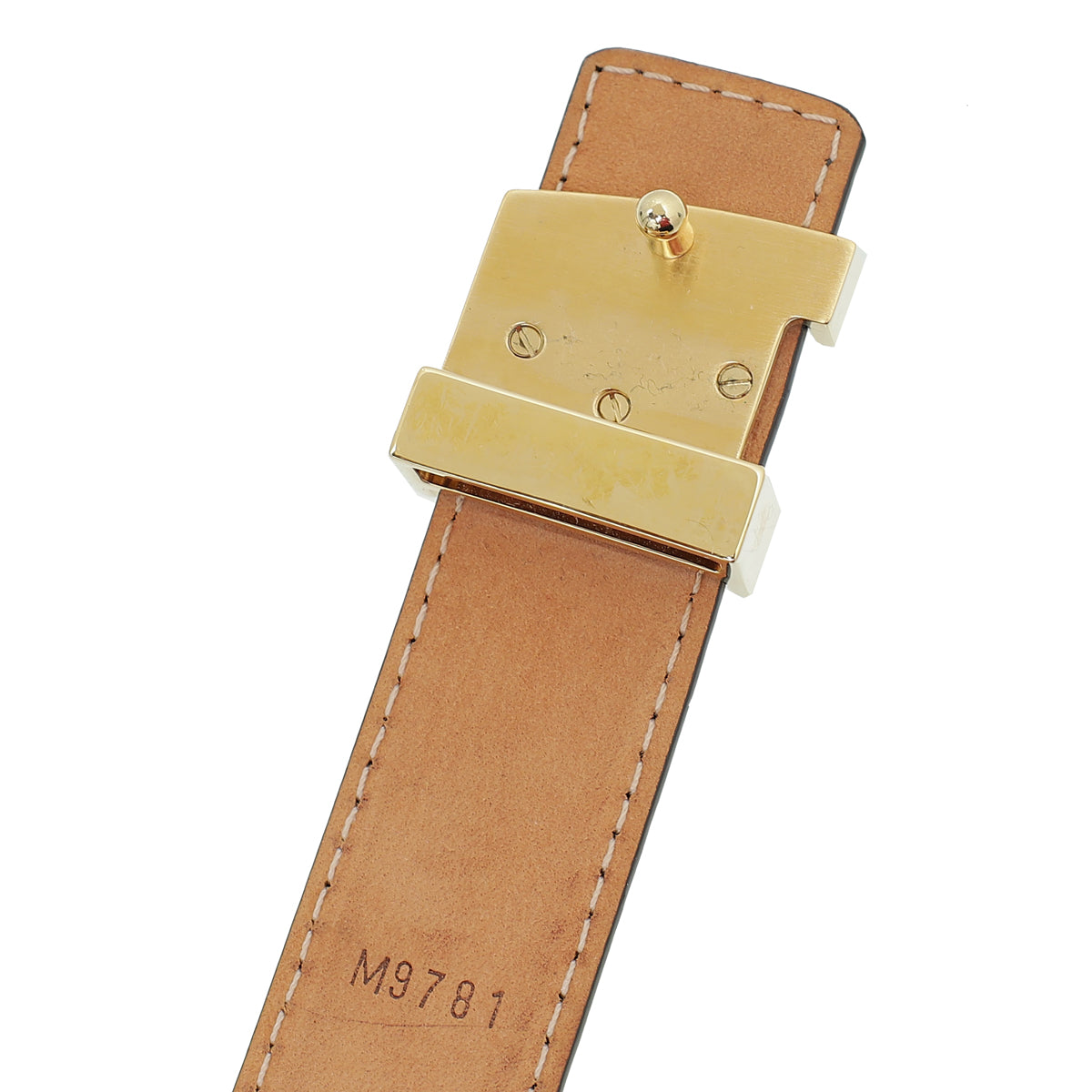 Louis Vuitton Mini Monogram Initial 25mm Belt 30