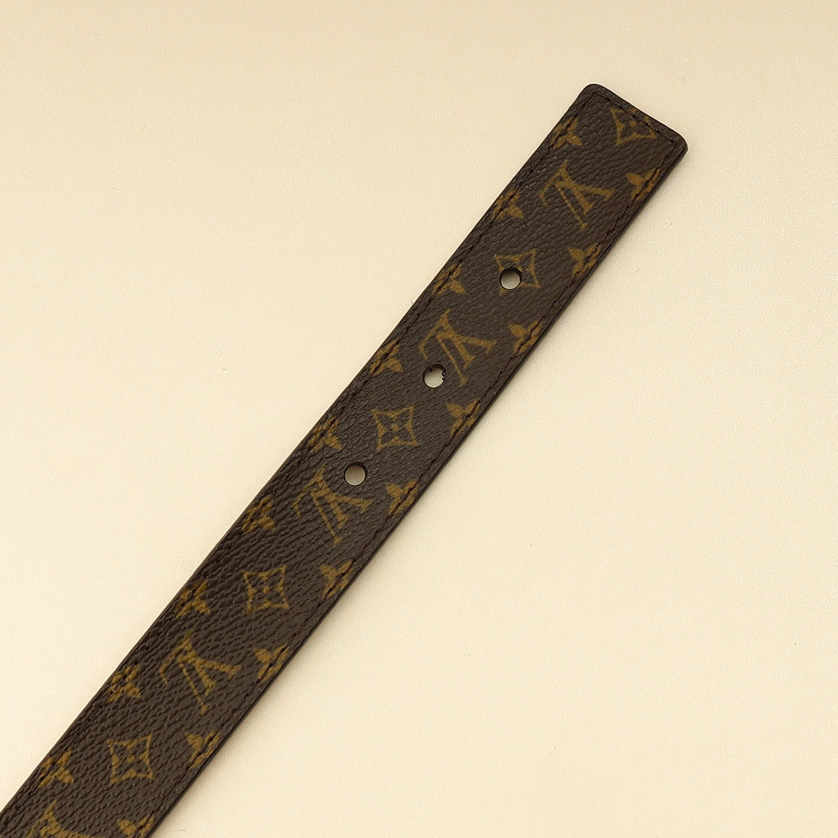 Louis Vuitton Brown Monogram 25mm LV Initials Belt 32-Louis Vuitton-THE CLOSET