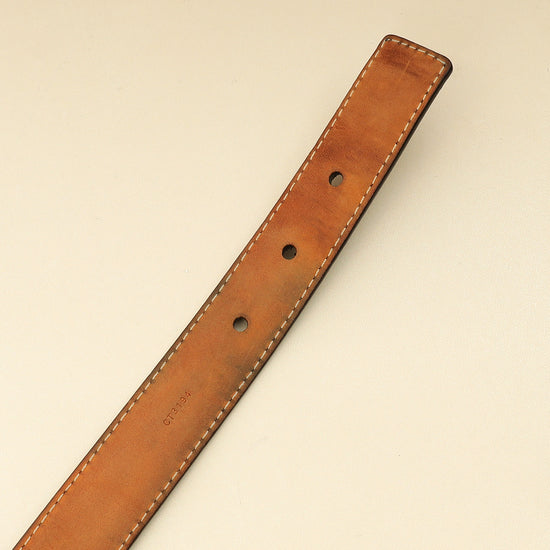 Louis Vuitton Brown Monogram 25mm LV Initials Belt 32-Louis Vuitton-THE CLOSET