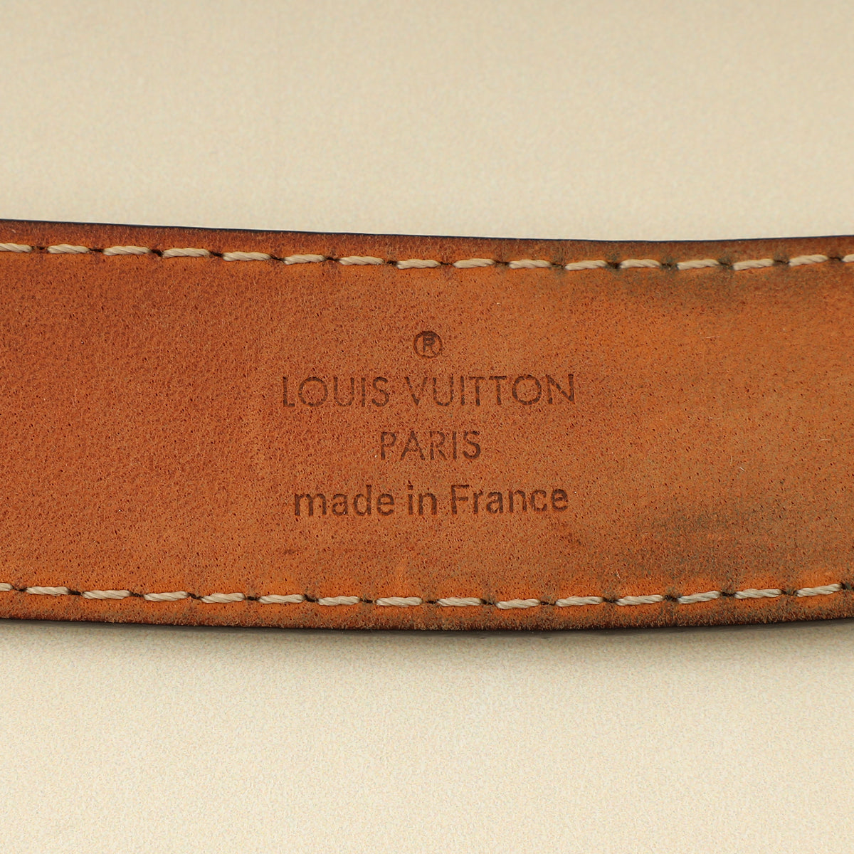 Louis Vuitton Brown Monogram 25mm LV Initials Belt 32-Louis Vuitton-THE CLOSET