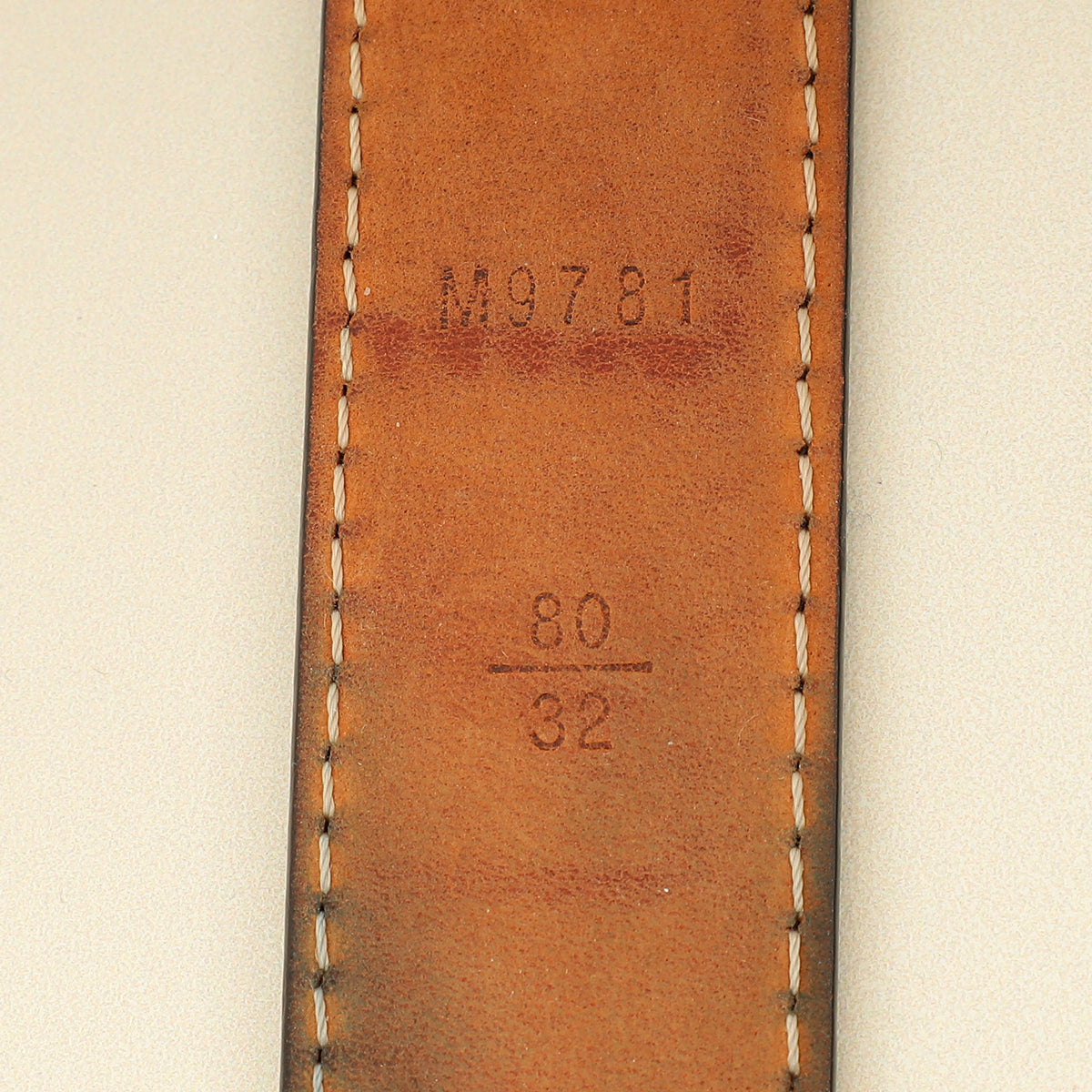 Louis Vuitton Brown Monogram 25mm LV Initials Belt 32-Louis Vuitton-THE CLOSET