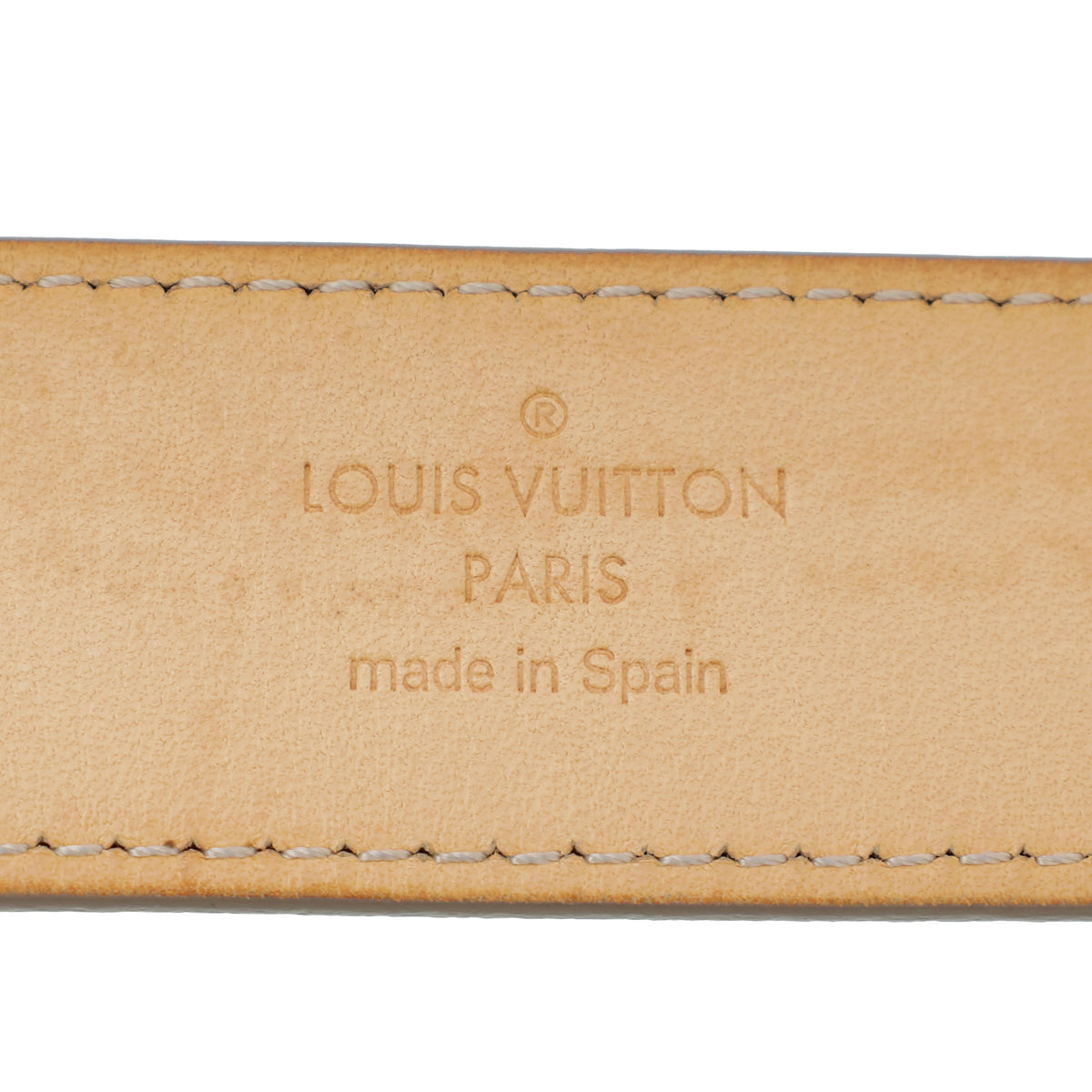 Louis Vuitton Beige Monogram Vernis Ceinture 30mm Belt 36